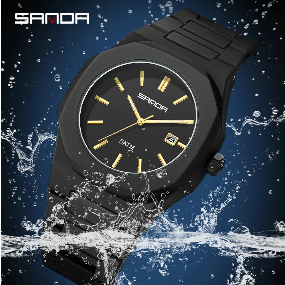 2025 SANDA Fashion Men's and W - Rubber Strap Diver avis et prix