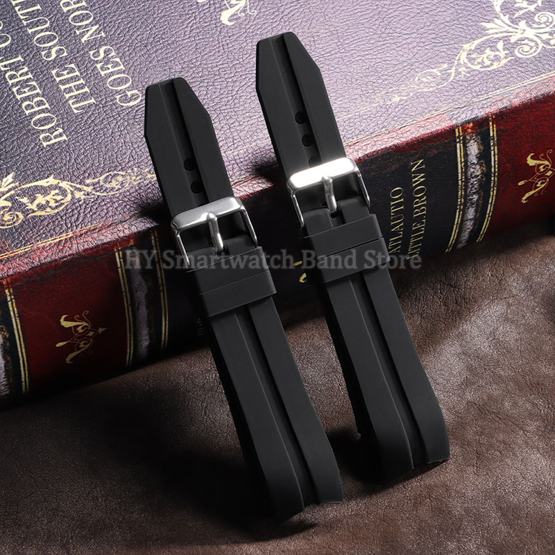 Curved End 22mm 24mm 26mm Sili - Silicone Band Women avis et prix