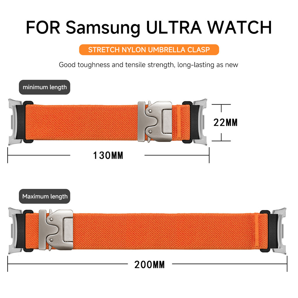 Nylon Strap For Samsung Galaxy - Parachute Strap Elastic avis et prix