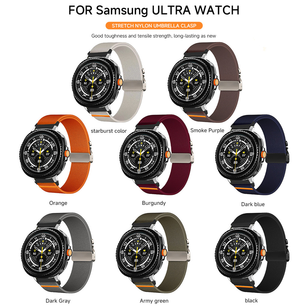 Nylon Strap For Samsung Galaxy - Parachute Strap Elastic avis et prix