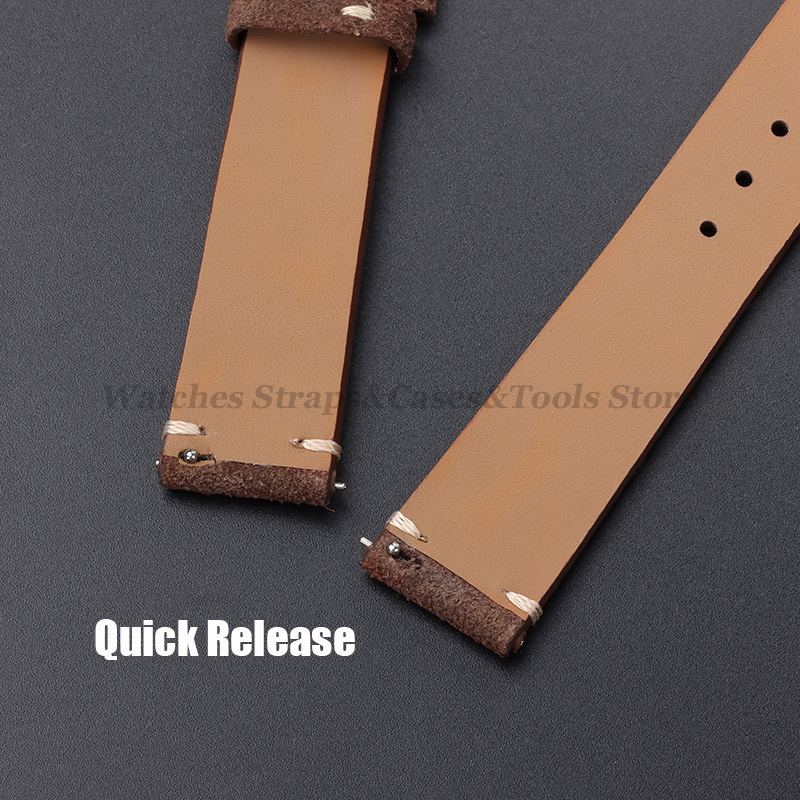 Vintage Genuine Suede Leather  - Suede Strap Watch avis et prix