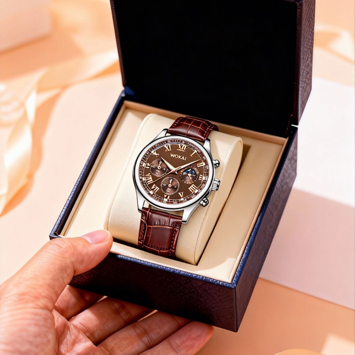 Luxury Men Business Watches Fa - Leather Watch Band Men avis et prix