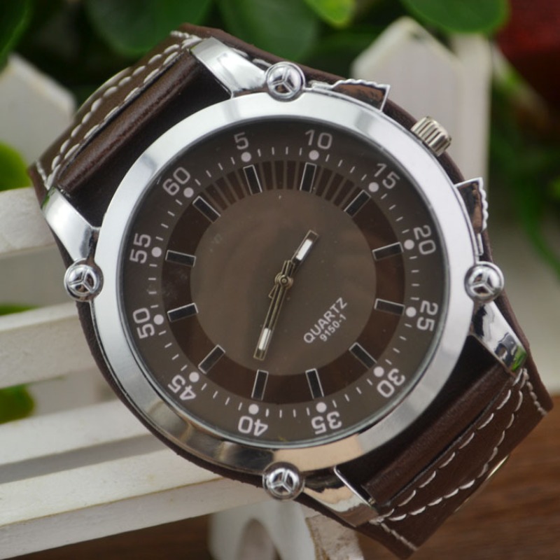 Fashion Brand Luxury Wristwatc - Leather Watch Band Men avis et prix