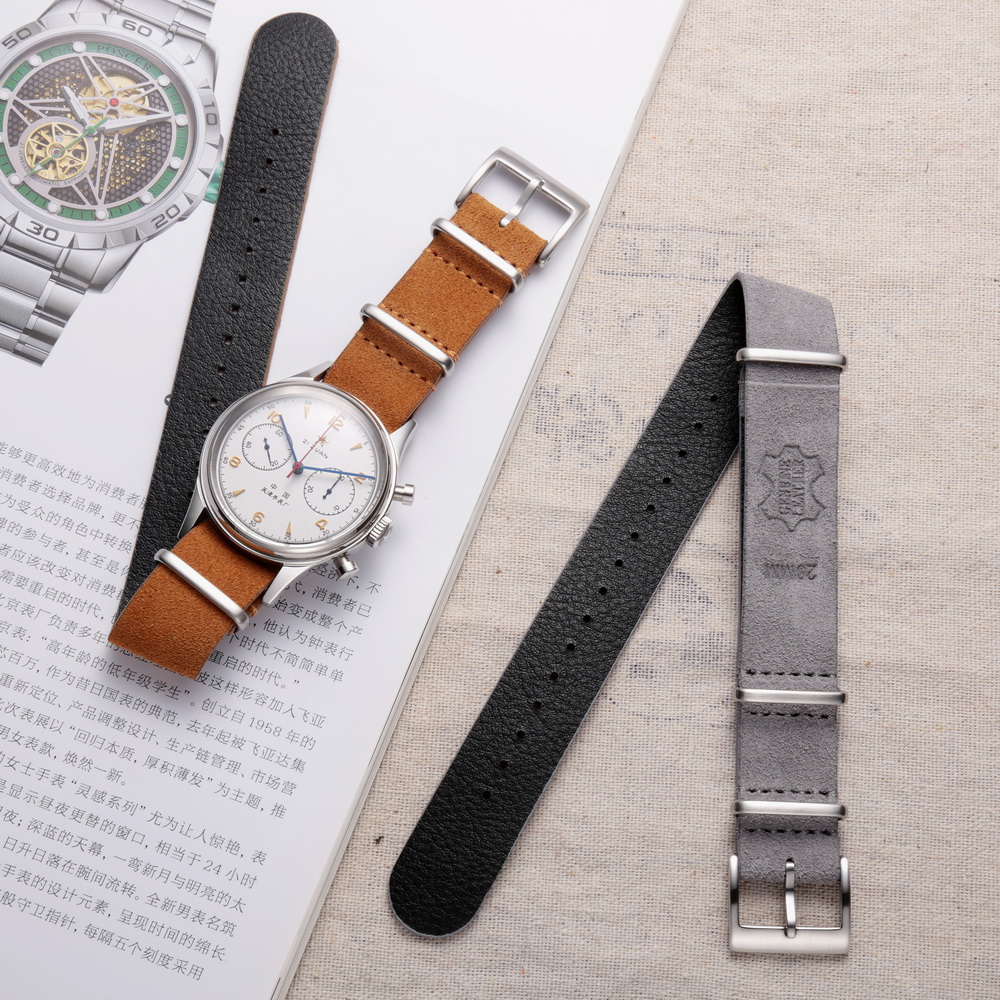 HEMSUT Genuine Leather Watch B - Suede Strap Watch avis et prix