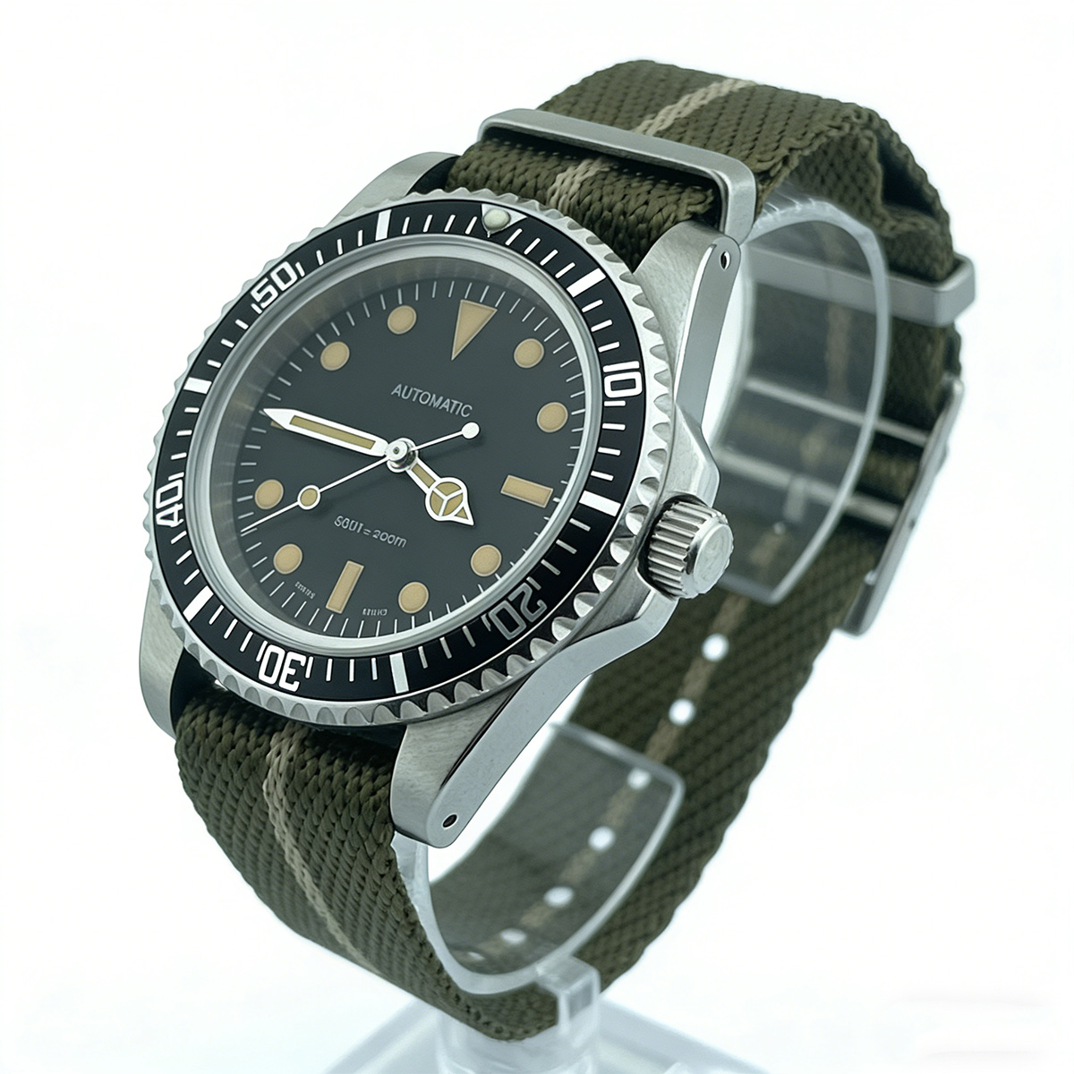 39.5mm Diver Retro watch sapph - Tropic Strap Vintage avis et prix