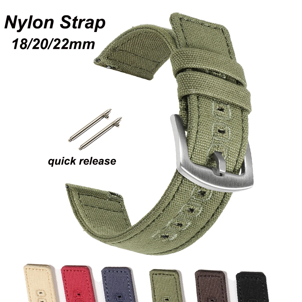 18mm 20mm Nylon Woven Canvas W - Perlon Strap Woven avis et prix