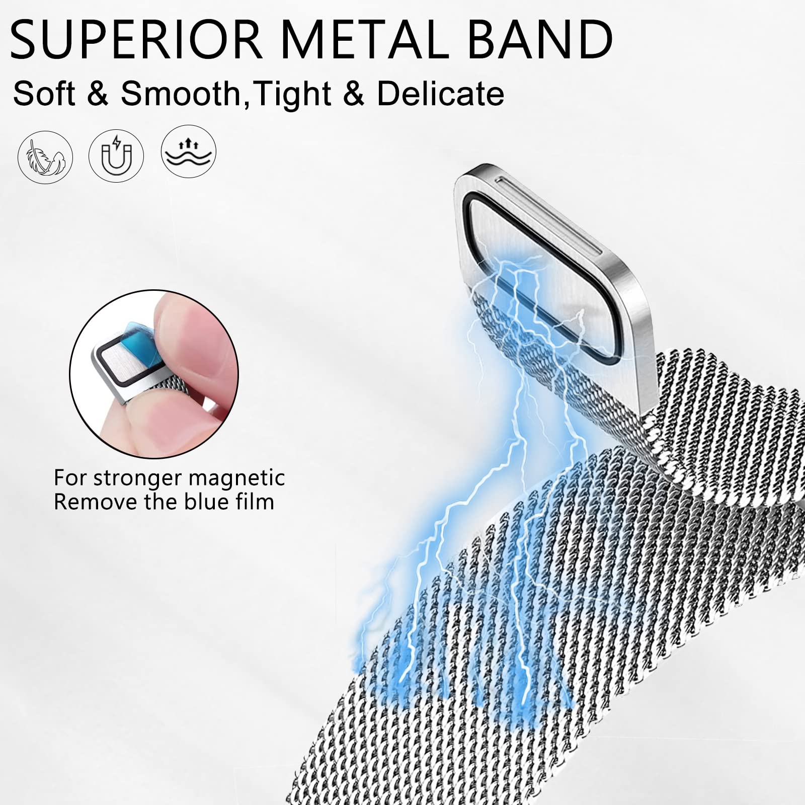 Milanese loop For fitbit charg - Milanese Loop Magnetic avis et prix