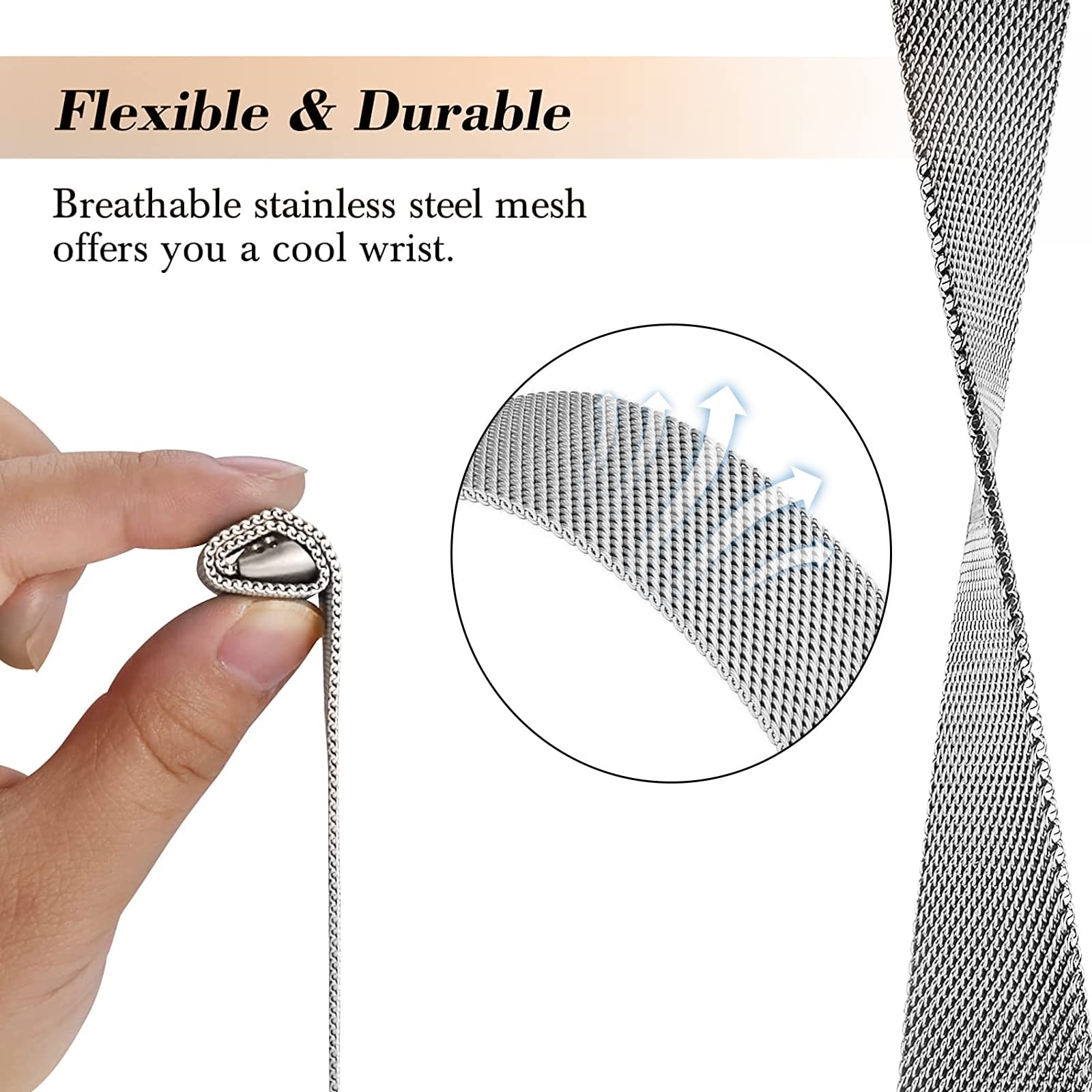 Milanese loop For fitbit charg - Milanese Loop Magnetic avis et prix