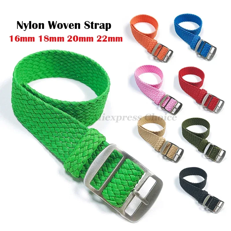 Fabric Woven Nylon Watch Band  - Perlon Strap Woven avis et prix