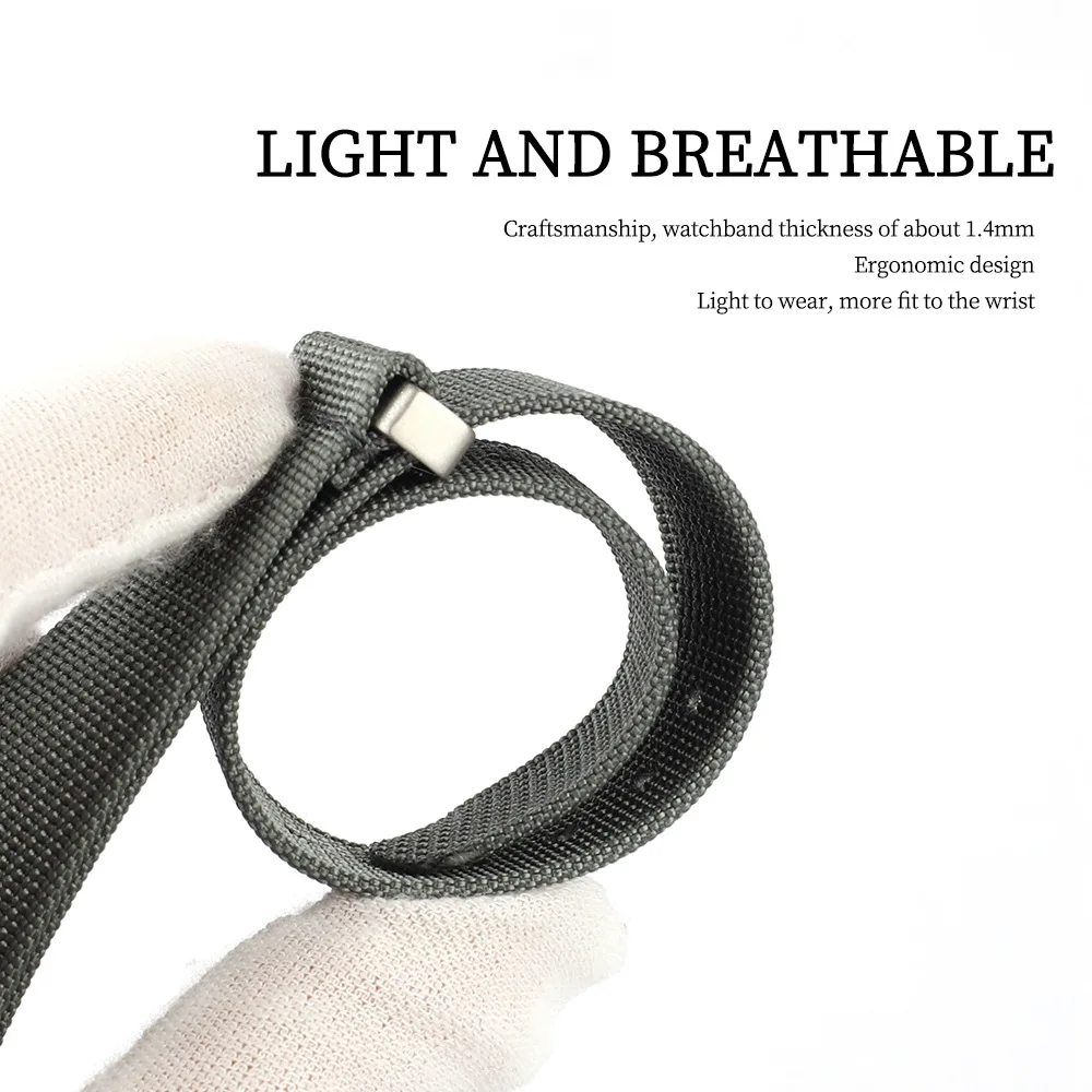 20mm 22mm High Quality Nylon W - Canvas Strap Watch avis et prix