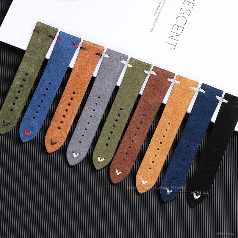 18mm 20mm 22mm High Quality Su - Suede Strap Watch avis et prix