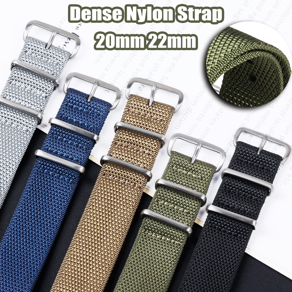 Dense Nylon Strap 20mm 22mm Wo - Perlon Strap Woven avis et prix