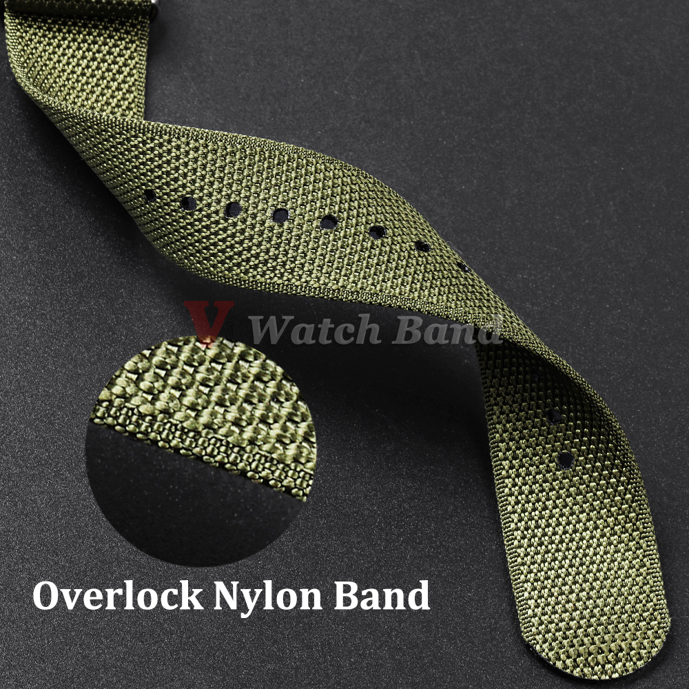 Dense Nylon Strap 20mm 22mm Wo - Perlon Strap Woven avis et prix