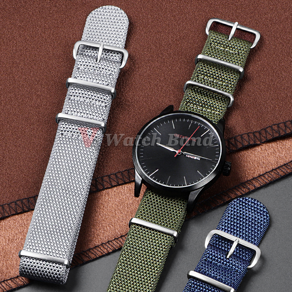 Dense Nylon Strap 20mm 22mm Wo - Perlon Strap Woven avis et prix