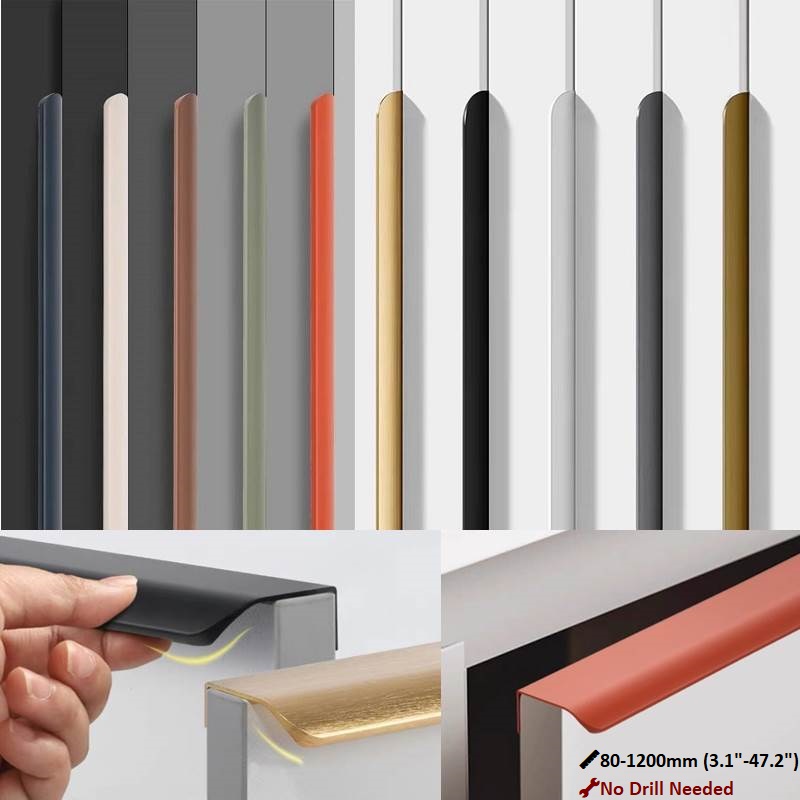 80mm-1200mm Invisible Aluminum - Curved Spring Bar avis et prix